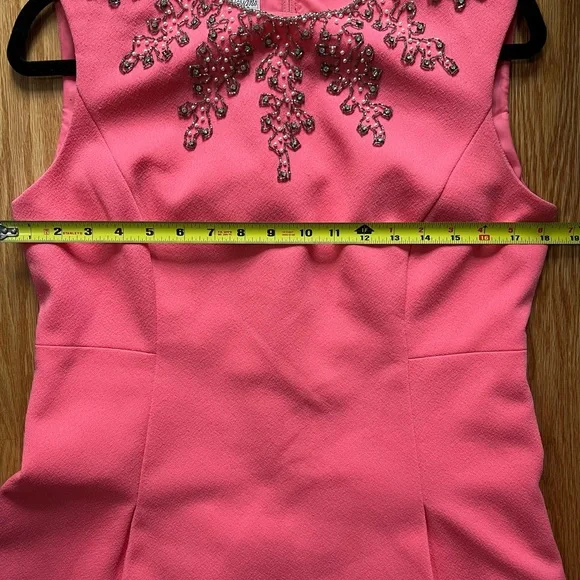 Vintage beaded/rhinestone party dress - Picture 4 of 8